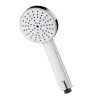 Kibath Poignée de douche manuelle 1 position NAN ronde finition chrome poli en ABS* Colonne De Douche Mécanique