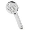 Kibath Poignée de douche manuelle 3 positions ALAS ronde finition chrome brillant en ABS
