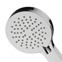 Kibath Poignée de douche manuelle 3 positions ALAS ronde finition chrome brillant en ABS