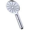 Kibath Poignée de douche ronde 3 positions NIRIA en finition chrome brillant en ABS* Colonne De Douche Mécanique
