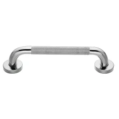 Kibath Poignée de sécurité antidérapante de 25 cm avec finition chromée polie en acier inoxydable