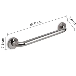 Kiamami Valentina Poignée De Soutien Pour Personnes Âgées Et Handicapées 45Cm Chrome Poli Loto De