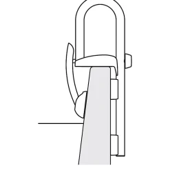 Spirella Poignée d'entrée pour le bain Acier Inox Chromé* Barre D'Appui