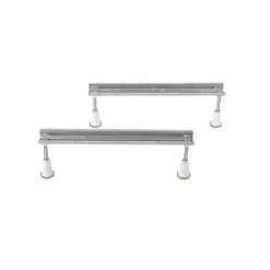 Polysan Carmen 90x90 cm baignoire d'angle gain de place 95 L en acrylique, avec pieds, orientation droite, blanc (29611-SET)* Baignoire Asymétrique