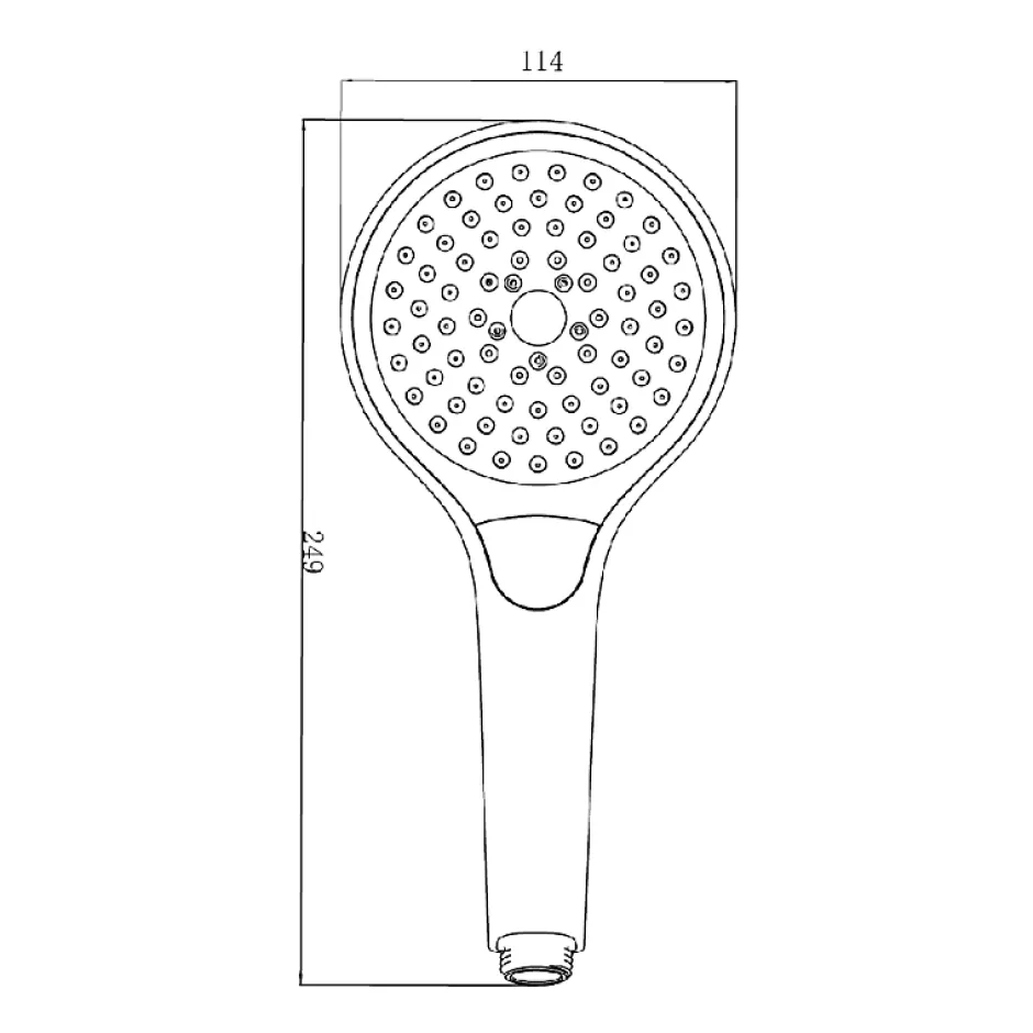 Villeroy & Boch Pomme de douche 3 jets Verve Showers Or brossé* Pommeau De Douche, Flexible Et Barre De Douche