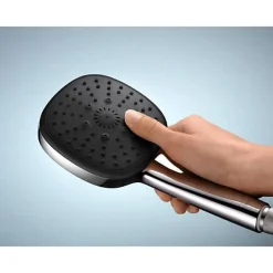 Grohe Pommeau de douche - Vitalio Comfort 110 26092001 - 3 jets Pluie/Stimulant/Massage - Sélection facile -Economie d'eau -C* Pommeau De Douche, Flexible Et Barre De Douche