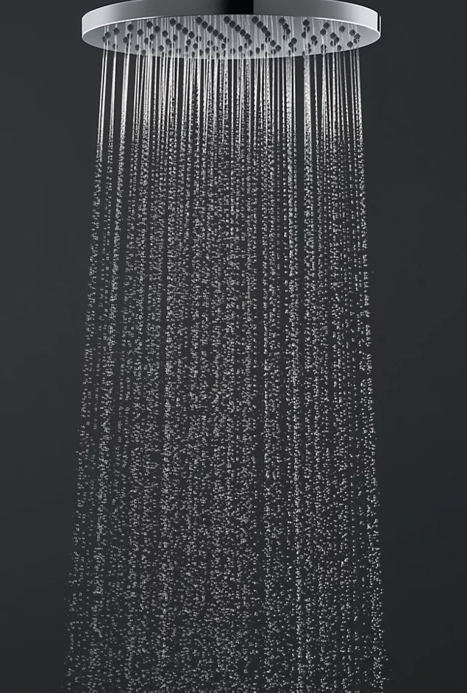 Hansgrohe Pommeau de douche 1 jet rond, chrome, Vernis Shape
