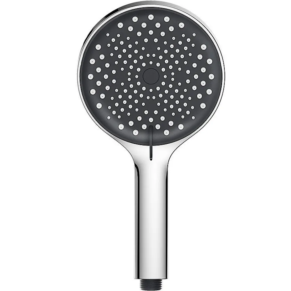 Deko Pommeau de douche économiseur d'eau,, arrêt d'eau et filtre, chrome (argent - noir)* Pommeau De Douche, Flexible Et Barre De Douche
