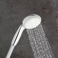 Grohe Pommeau de douche Quickfix Vitalio START Go 100* Pommeau De Douche, Flexible Et Barre De Douche