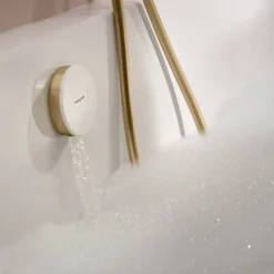 Hansgrohe Pommeau de douche Pulsify Select EcoSmart 105 3 jets relaxation + Flexible 160 cm Isiflex Bronze brossé* Pommeau De Douche, Flexible Et Barre De Douche