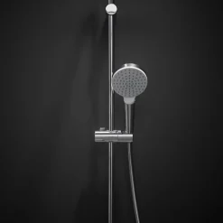 Hansgrohe Pommeau de douche Crometta EcoSmart blanc/chromé + flexible de douche Designflex 160 cm chromé