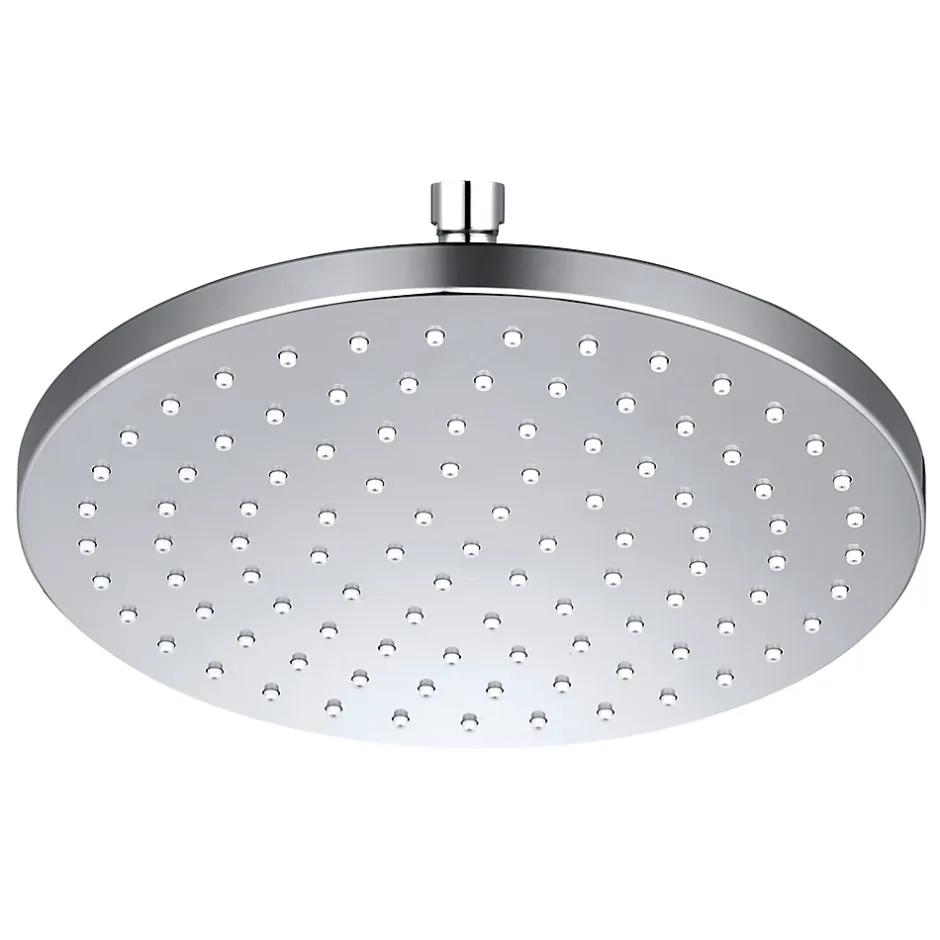 GoodHome Pommeau de douche rond Ø25 cm, chrome, Cavally* Pommeau De Douche, Flexible Et Barre De Douche