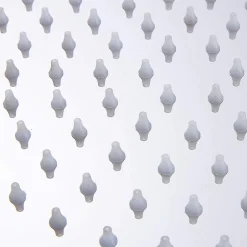 Kibath Pommeau de douche rond de 30 cm avec une finition chromée brillante en laiton