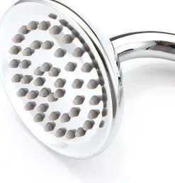 Deko Pommeau de douche traditionnel en laiton chromé et céramique de pour salle de bain* Pommeau De Douche, Flexible Et Barre De Douche
