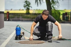 Geko Pompe À Eaux Usées Avec Déchiqueteur WQD 550W Vert