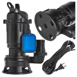 Geko Pompe Broyeur WQD 550W Pour Eaux Sales Avec Interrupteur Flotteur* Wc Chimique Et Broyeur
