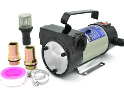 Geko Pompe De Carburant Et Huile 230V Puissance 180W Débit 50 Litres Par Minute* Wc Chimique Et Broyeur