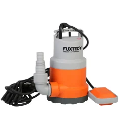 Fuxtec Pompe de relevage eaux usées - FX-TP1250 - 250W débit 6000 litres par heure* Wc Chimique Et Broyeur