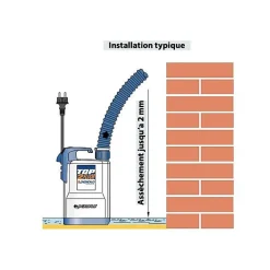 Pedrollo Pompe de relevage TOP2FLOOR 0,37 kW jusqu'à 9,6 m3/h monophasé 220V