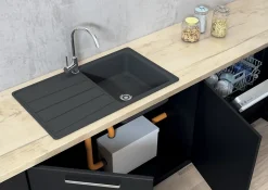 Planus Pompe de relevage pour cuisine et boinderie GEBERIT INSTALLED modèle Geyser , 100 C, 2 entrées