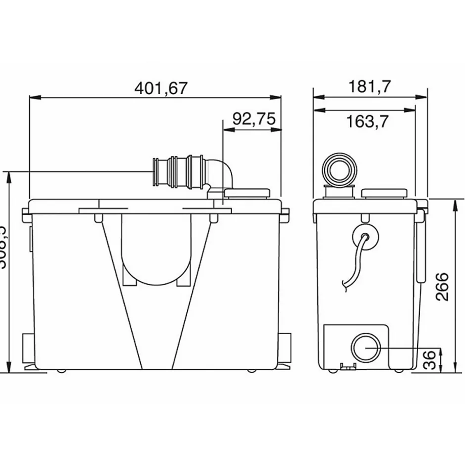 Concilio Pompe de relevage pour eaux usées domestiques - Fabrication Française