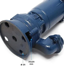 Nature Pro Pompe Submersible Bleue 1500W - 22800 l/h, Tuyau 20m, Câble 10m, Hauteur 10m - Idéale Évacuation et Drainage Chantier* Wc Chimique Et Broyeur