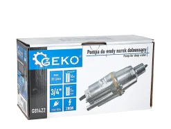 Geko Pompe Submersible Pour Eau Potable Avec Aspiration Inférieure Forage 280W* Wc Chimique Et Broyeur