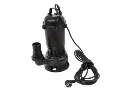 Geko Pompe WQD 550W Avec Broyeur Pour Eaux Sales Noire Robuste* Wc Chimique Et Broyeur