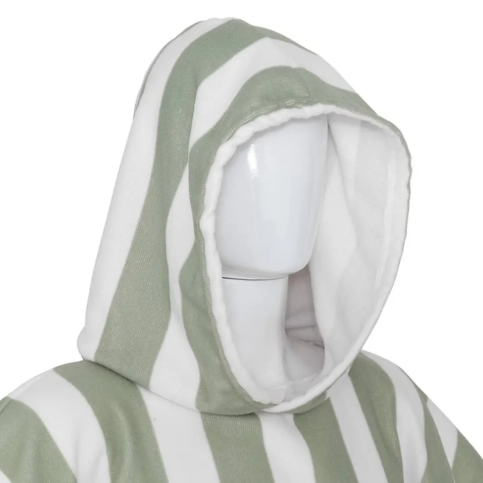 Atmosphera Créateur D'Intérieur Poncho de plage Wili vert céladon 80x100cm - Atmosphera* Serviette De Toilette