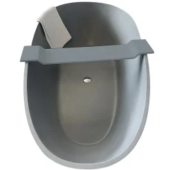 Bernstein Pont de baignoire en fonte minérale PB4208 - 85x16cm - Gris mat* Tablier Et Habillage De Baignoire
