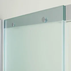 Kiamami Valentina Porte de douche 120 cm pour niche porte fixe droite en verre mat - dream* Porte De Douche