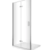 Laneri Porte de douche 6 mm pliante pour installation en niche - 93-96,5