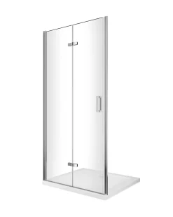 Laneri Porte de douche 6 mm pliante pour installation en niche - 58-61,5* Porte De Douche