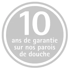 Schulte Porte de douche coulissante avec paroi latérale l.120+80 x H.200 cm, verre transparent, profilé doré mat, MasterClass* Paroi De Douche