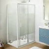 Cooke & Lewis Porte de douche coulissante Onega sérigraphié 120 cm
