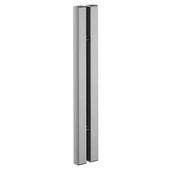 Schulte Porte de douche coulissante avec roulettes l.100 x H.200 cm, verre transparent anticalcaire, profilé chromé, NewStyle* Porte De Douche