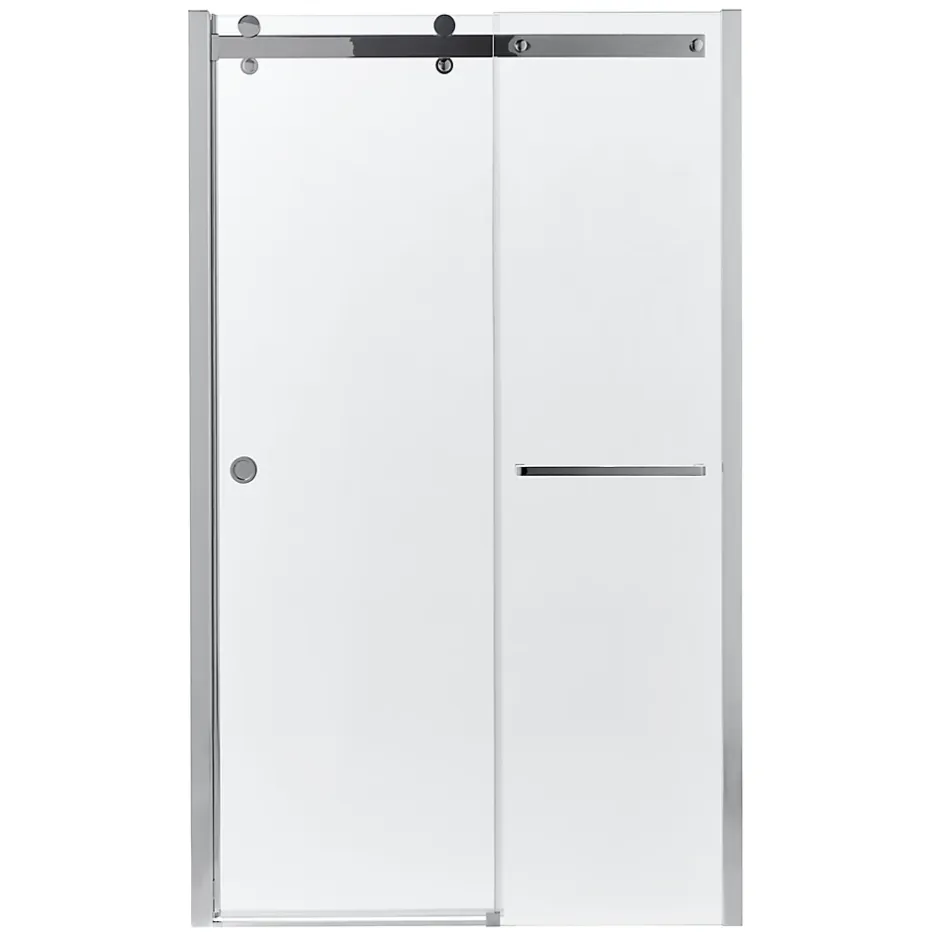 GoodHome Porte de douche coulissante Naya transparent 120 cm