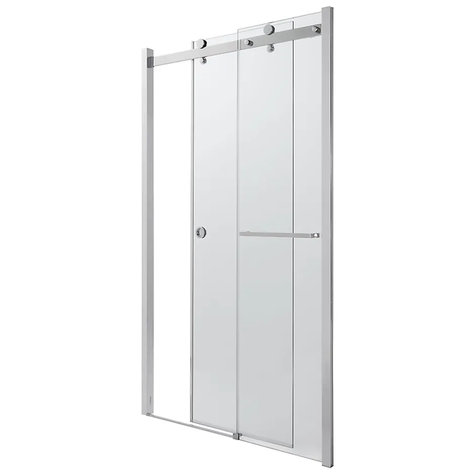 GoodHome Porte de douche coulissante Naya transparent 120 cm