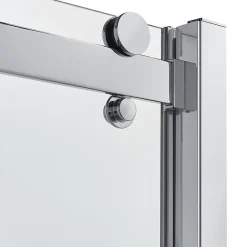 GoodHome Porte de douche coulissante Naya transparent 120 cm