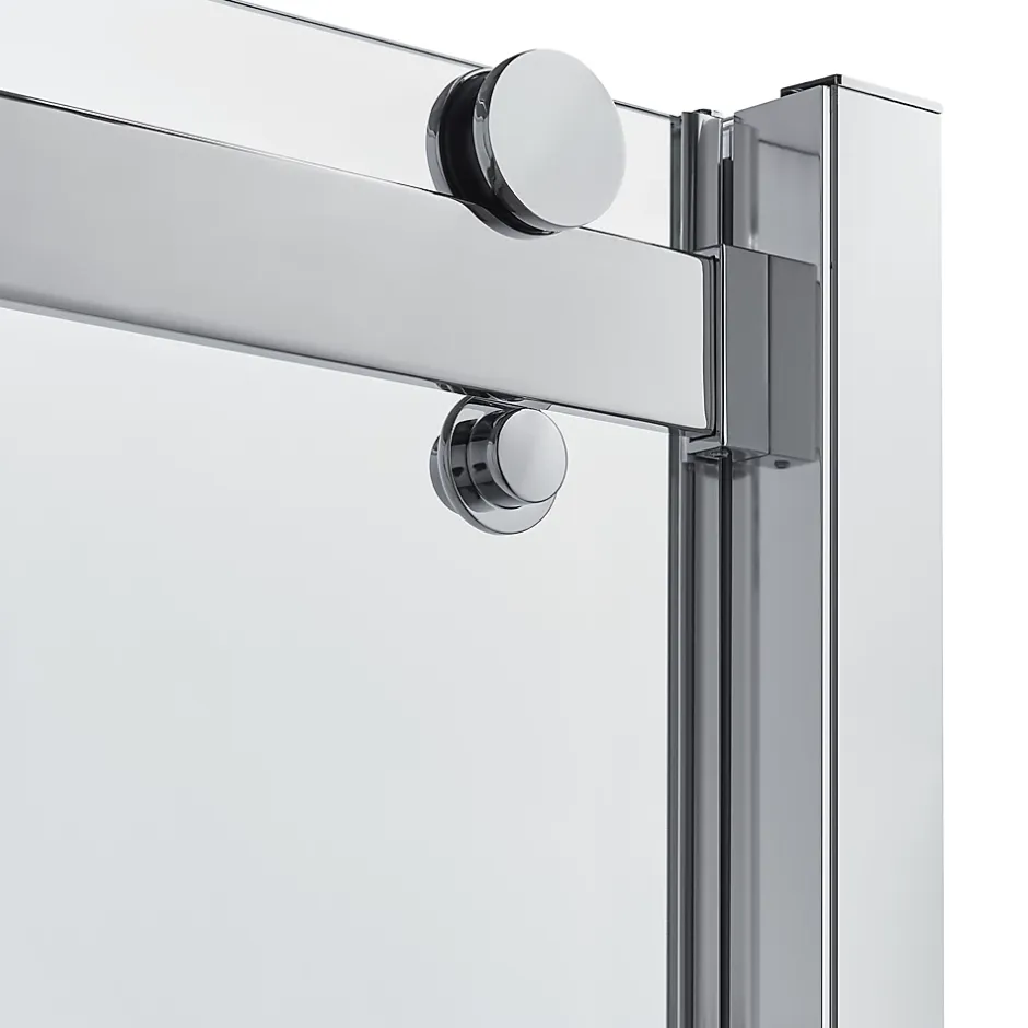 GoodHome Porte de douche coulissante Naya transparent 120 cm