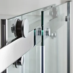 GoodHome Porte de douche coulissante Naya transparent 120 cm
