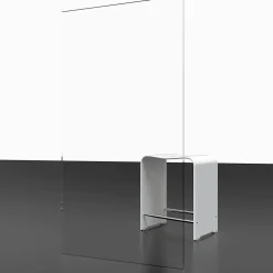 Schulte Porte de douche coulissante avec roulettes l.120 x H.200 cm, verre transparent anticalcaire, profilé noir mat, NewStyle* Porte De Douche