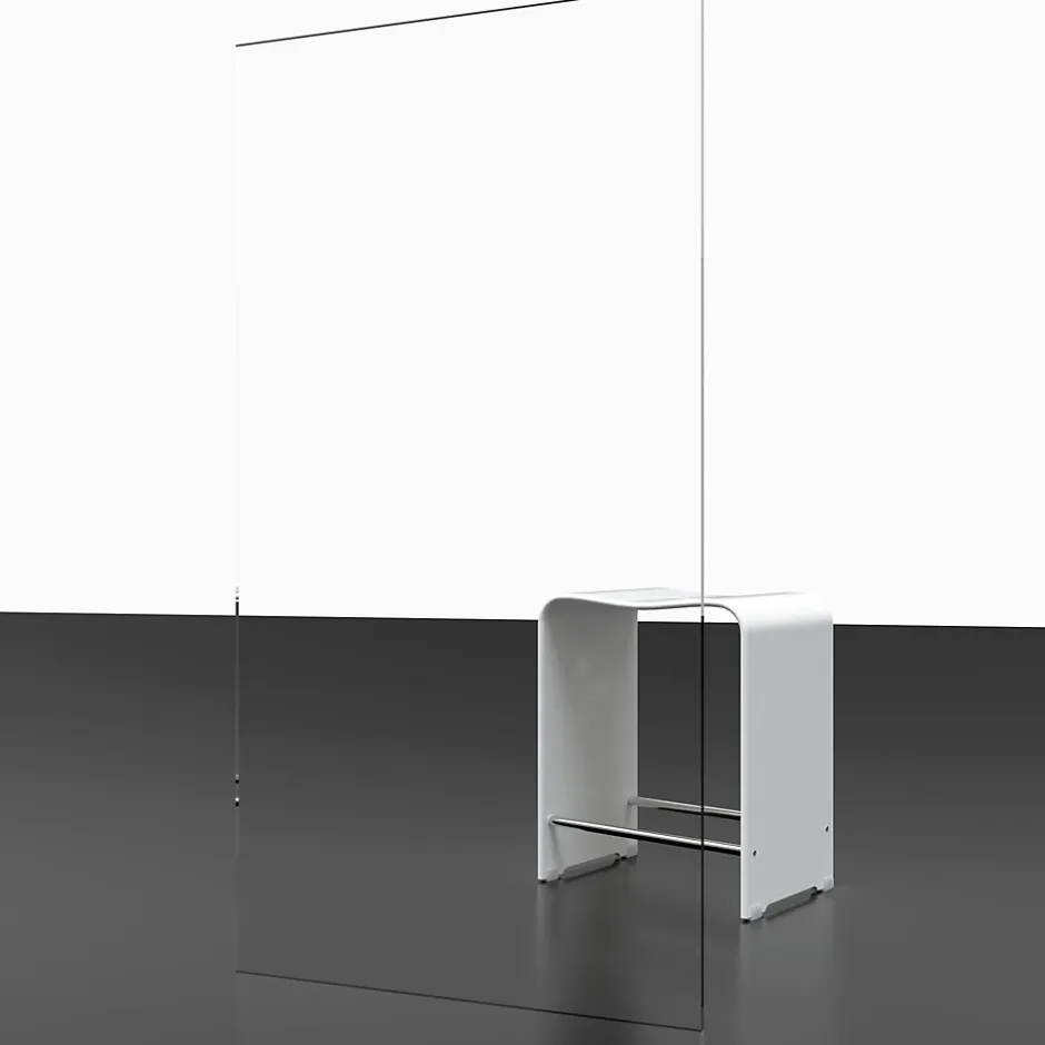 Schulte Porte de douche coulissante avec roulettes l.120 x H.200 cm, verre transparent anticalcaire, profilé noir mat, NewStyle* Porte De Douche