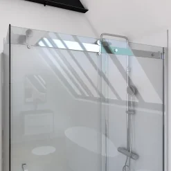 Galedo Porte de douche coulissante Rolling transparente 120cm