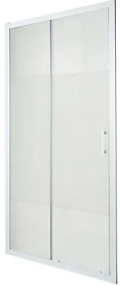 Cooke & Lewis Porte de douche coulissante Onega sérigraphié 100 cm