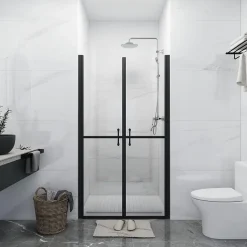 Vidaxl Porte de douche ESG transparent (73-76)x190 cm* Porte De Douche