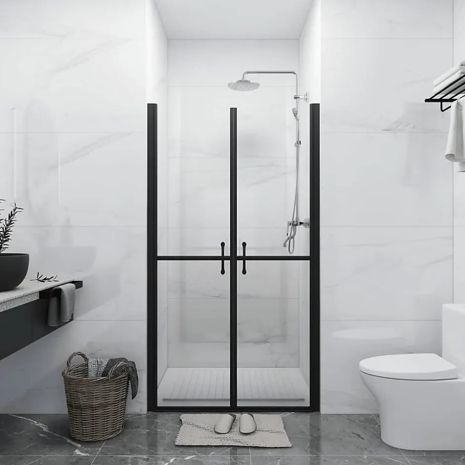 Vidaxl Porte de douche ESG transparent (88-91)x190 cm* Porte De Douche