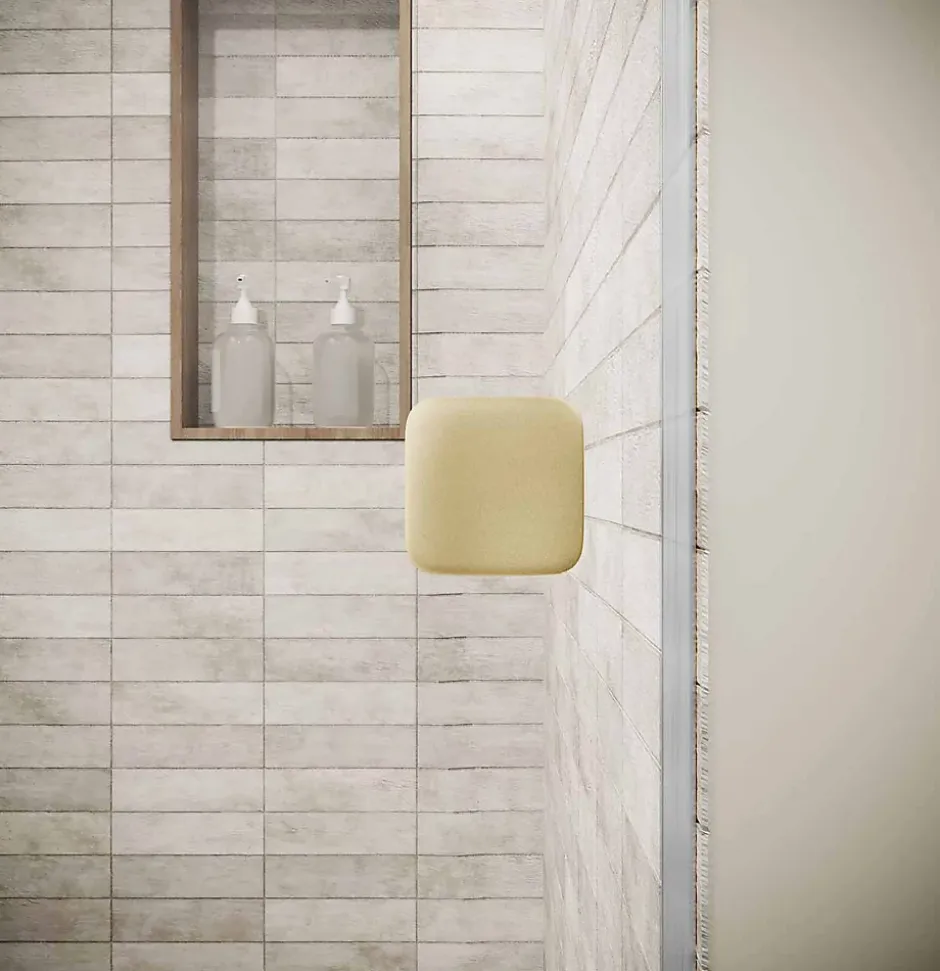 Aurlane Porte de Douche Pivotante 80x180 cm en Verre Trempe 5 mm - Finition Or Brosse - GOLD ELEMENTARY* Porte De Douche