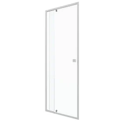 Galedo Porte de douche pivotante blanc Spot transparent 70 à 80cm* Porte De Douche