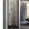 Kassandra Porte de douche pivotante NARDI profil noir mat 70-74 cm* Porte De Douche